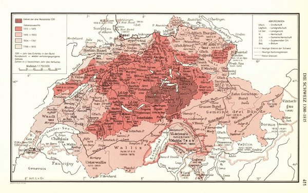 Frankreich im 12. - 15. Jahrhundert.  Alte Landkarte von 1960.