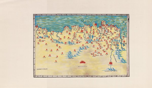 Tunesien, Östlicher Maghreb (1579). Limitierter Nachdruck von 1968.