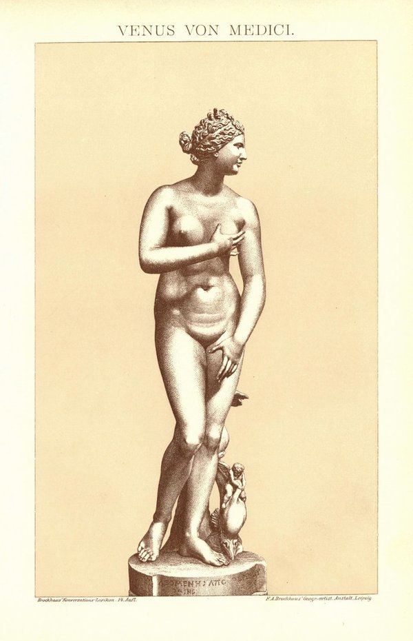 Venus von Milo. Buchillustration von 1897