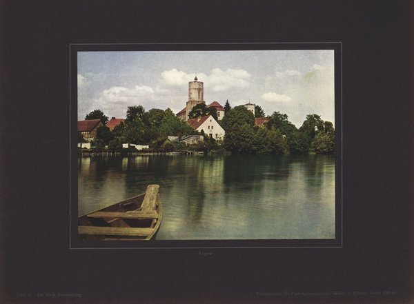 Lagow, Mark Brandenburg. Farbenphotographie von 1913.