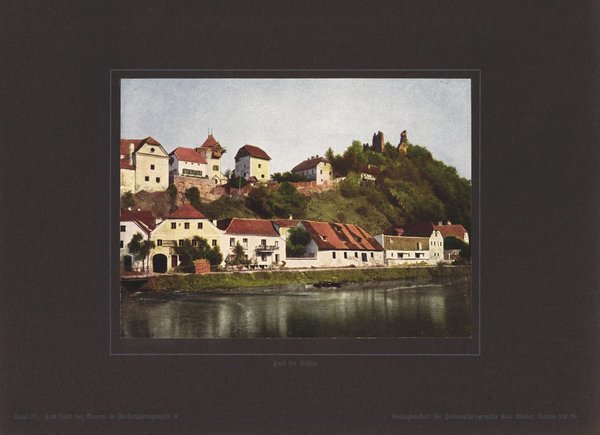 Hals bei Passau, Bayern. Farbenphotographie von 1919.
