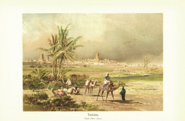 Timbuktu. Lithografie von 1902